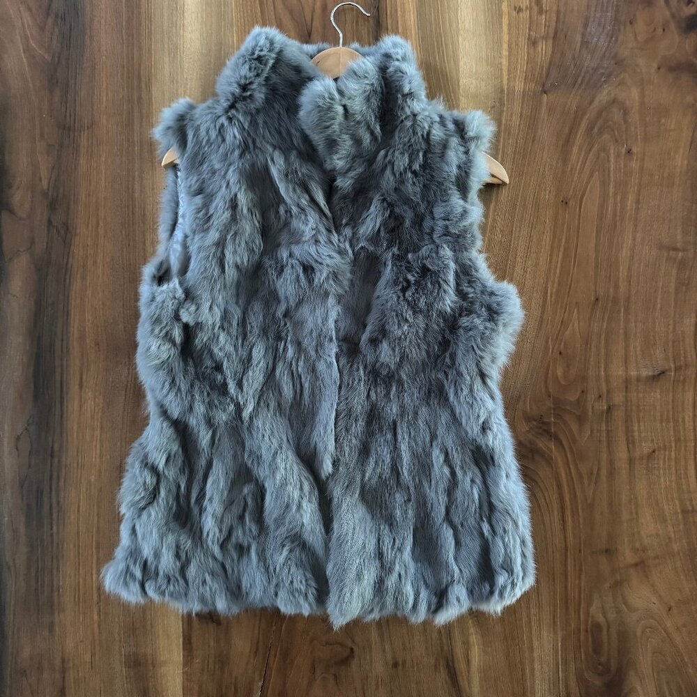 Gray La Fiorentina fur vest